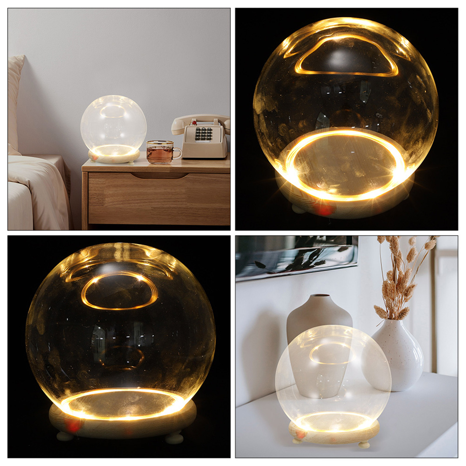 Plastic Dome Clear - Cúpula de Vidro Transparente para Exibição