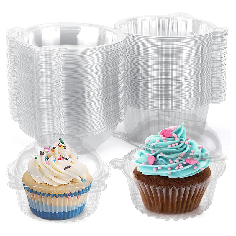 Plastic Dome Clear - Caixas De Embalagem Cupcake, Grosso, Claro,