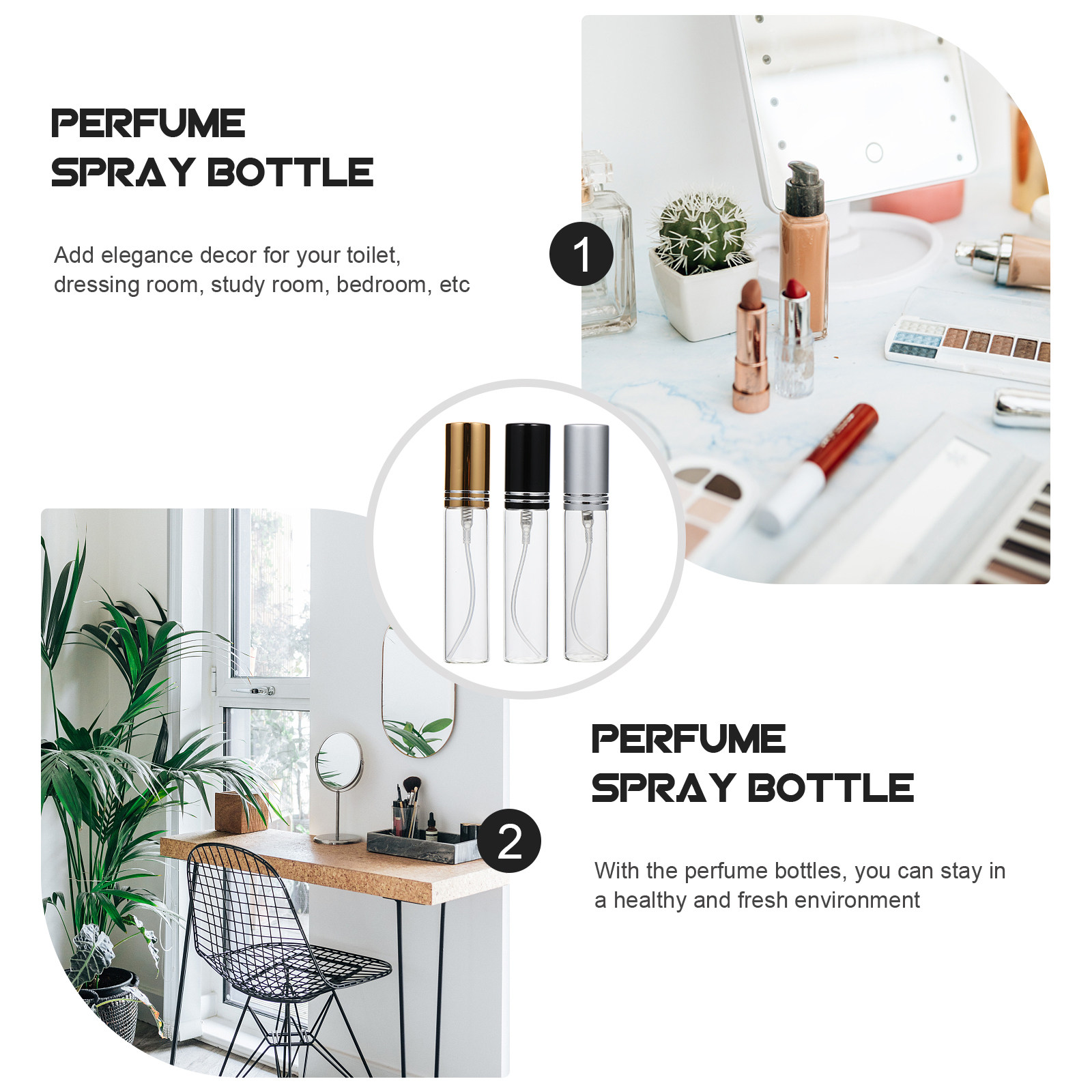 6 Frascos de Perfume Portáteis - Misting Bottle Fine avaliação e preço