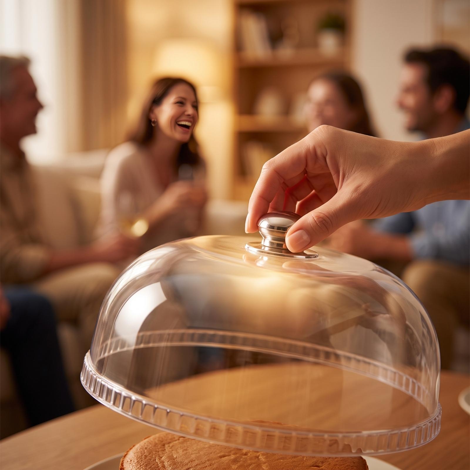 Cúpula Transparente para Bolos - Plastic Dome Clear avaliação e preço